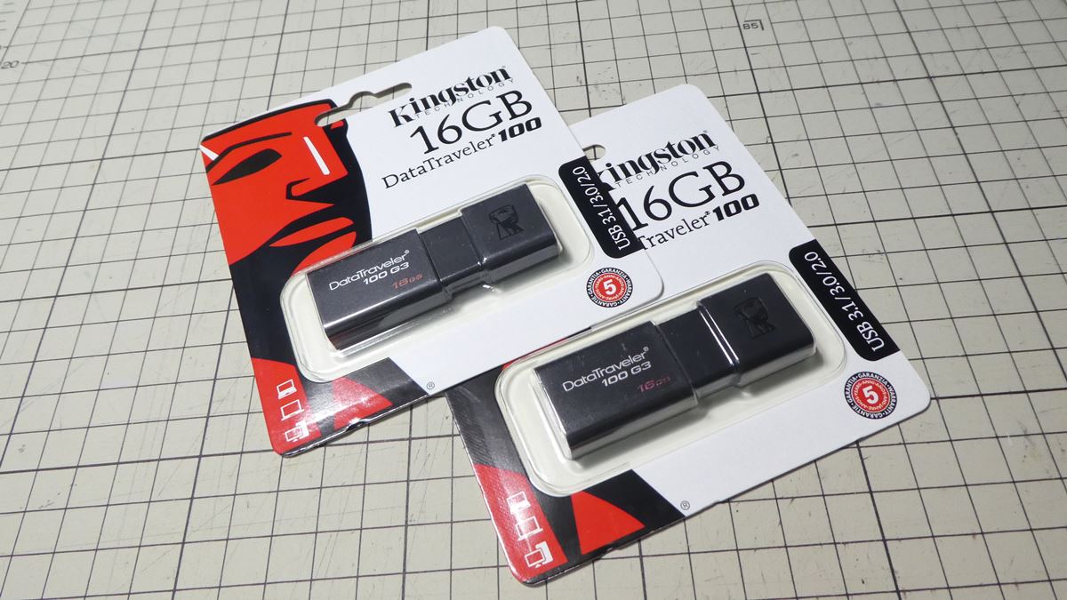 Kingston USB3.0メモリ DataTraveler DT100G3/16GBを購入！ – A2 