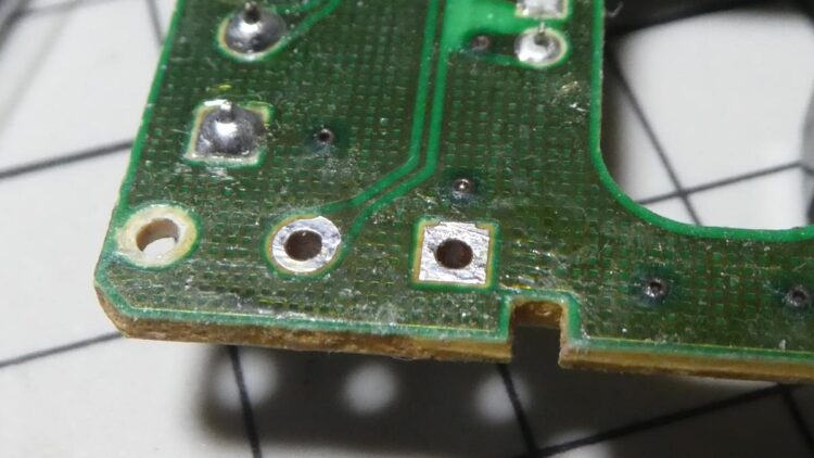 ランド剥がれをシール基板で修理する ICB-078 サンハヤト