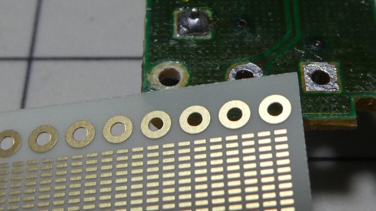 ランド剥がれをシール基板で修理する ICB-078 サンハヤト