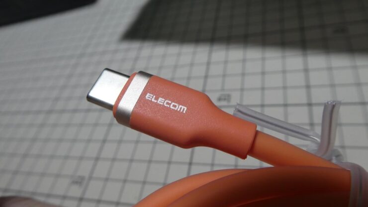 エレコム USB Type C 柔らかケーブル MPA-CCECSS20DR 購入レビュー