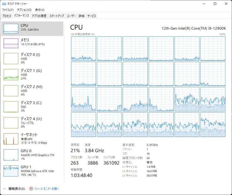 【EDIUS】Intel第12世代CPUでのレンダリング時間と最適化