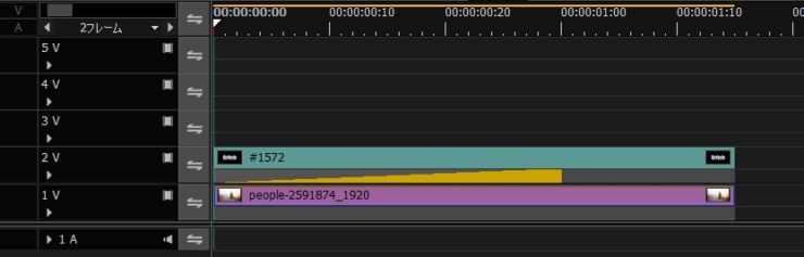 【EDIUS11】グリッチエフェクトをタイトルのみ適用する方法 Vitascene